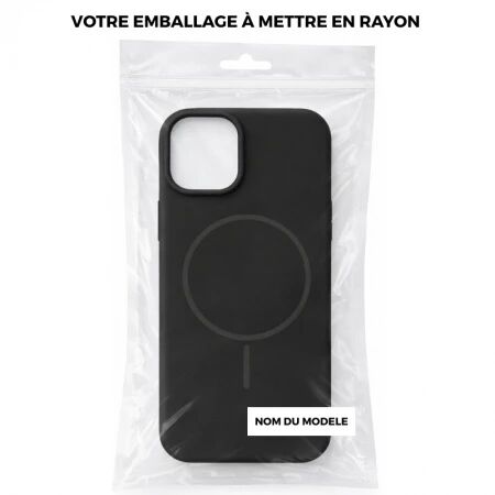 Coque THIN TOUCH MAG iPhone 16 Pro Noir