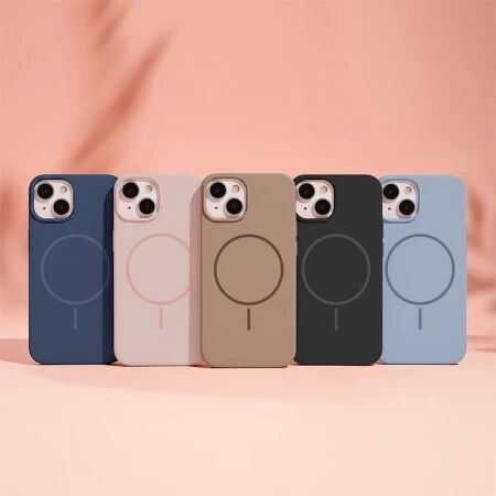 Coque THIN TOUCH MAG iPhone 17 bordeaux