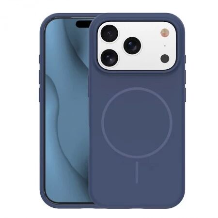 Coque THIN TOUCH MAG iPhone 17 Pro Bleu marine