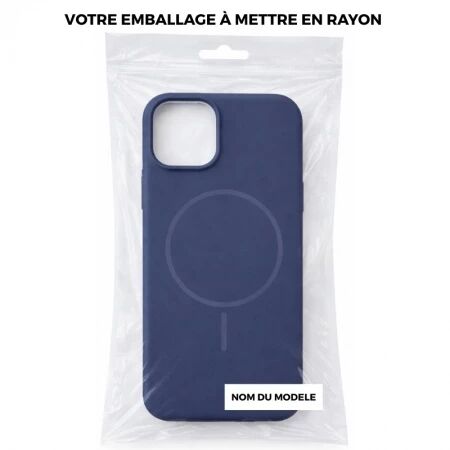 Coque THIN TOUCH MAG iPhone 17 Pro Bleu marine