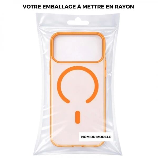 Coque URBAN STYLE MAG iPhone 17 Pro Max Orange