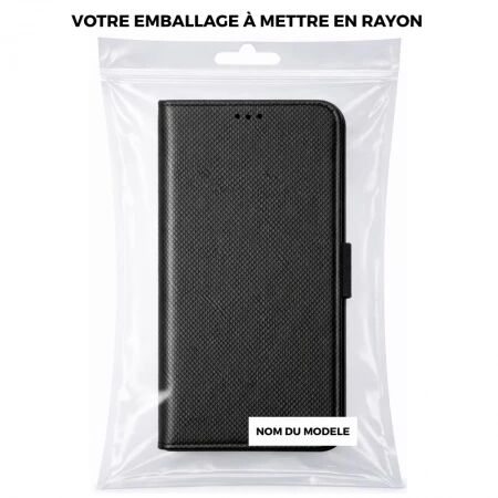 Coque WALLET FOLIO Honor 200 Noir
