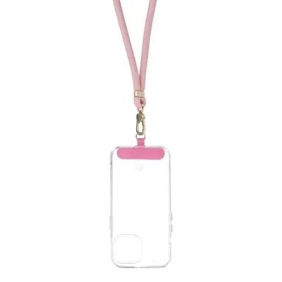 Cordon universel 8mm en nylon 165 cm (boucle poignet 82,5 cm) rose