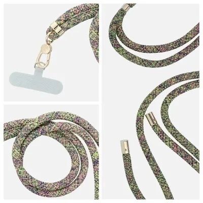 Cordon universel 8mm en nylon 165 cm (boucle poignet 82,5 cm) vert