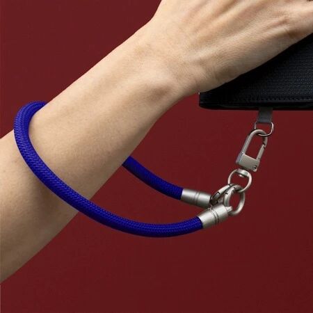 Cordon universel en corde tress&eacute;e polyester bleu