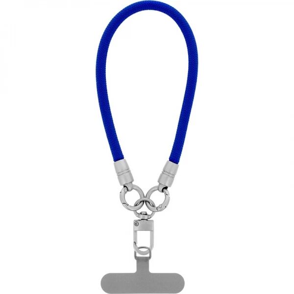 Cordon universel en corde tress�e polyester bleu