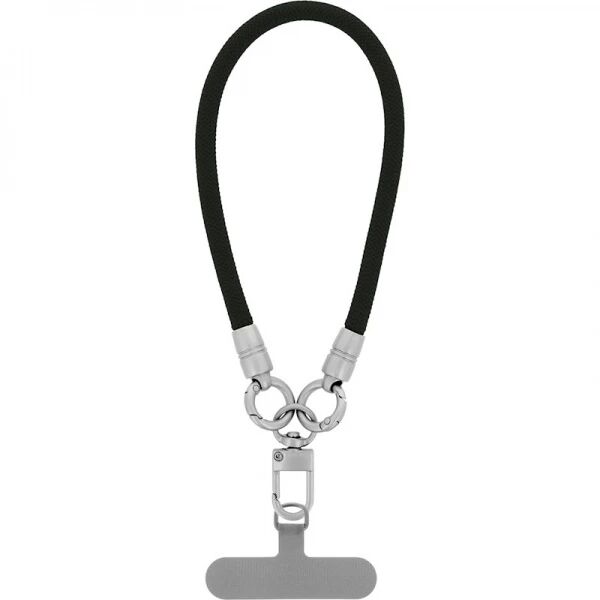Cordon universel en corde tress�e polyester noir