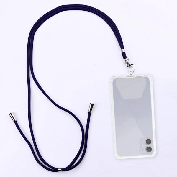 Cordon universel en nylon bleu marine