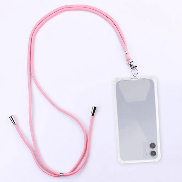 Cordon universel en nylon rose