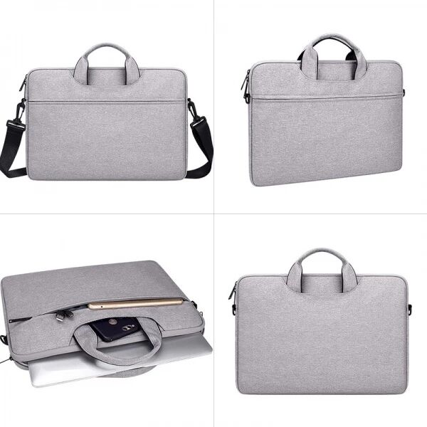 Devia laptop handbag / MacBook handbag Justyle 13,3'' grey