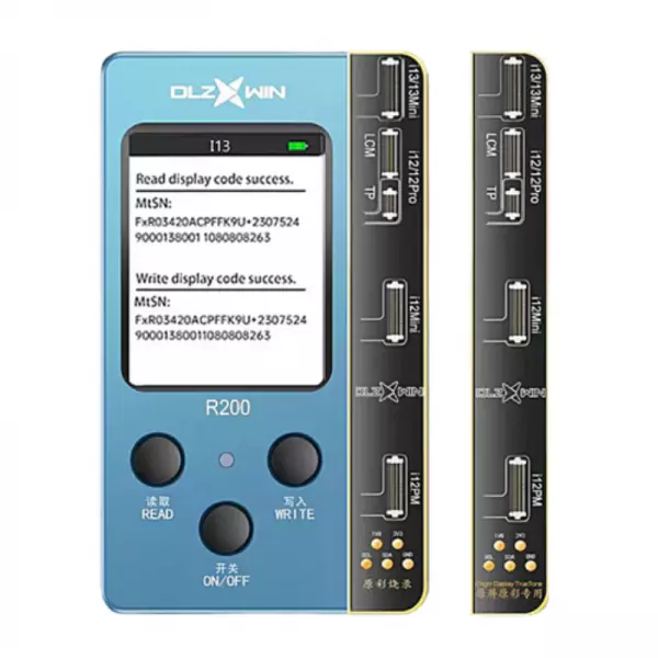 DLZ R200 Programmateur True Tone pour Iphone 12 / iPhone12 Pro/iPhone 12 Mini / iPhone 12 Pro Max / iPhone 13 / Iphone 13 Mini