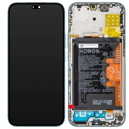 Ecran Honor 200 Lite / X8b ORIGINAL SP avec chassis, batterie et haut parleur bleu