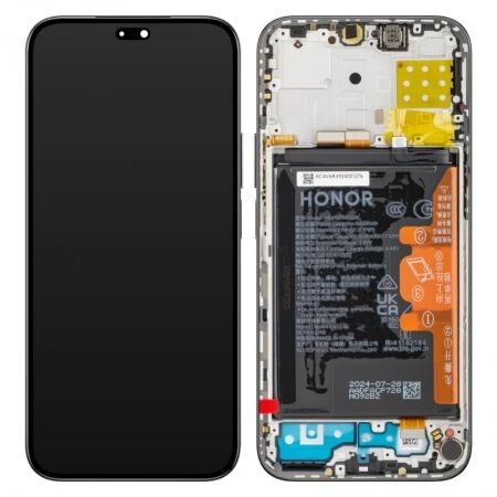 Ecran Honor 200 Lite / X8b ORIGINAL SP avec chassis, batterie et haut parleur noir