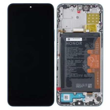Ecran Honor 200 Lite / X8b ORIGINAL SP avec chassis, batterie et haut parleur vert