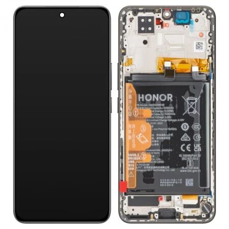 Ecran Honor 200 ORIGINAL SP avec chassis, batterie et haut parleur noir