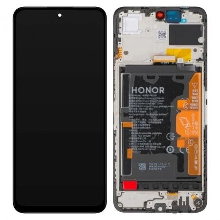 Ecran Honor 200 Pro ORIGINAL SP avec chassis, batterie et haut parleur noir