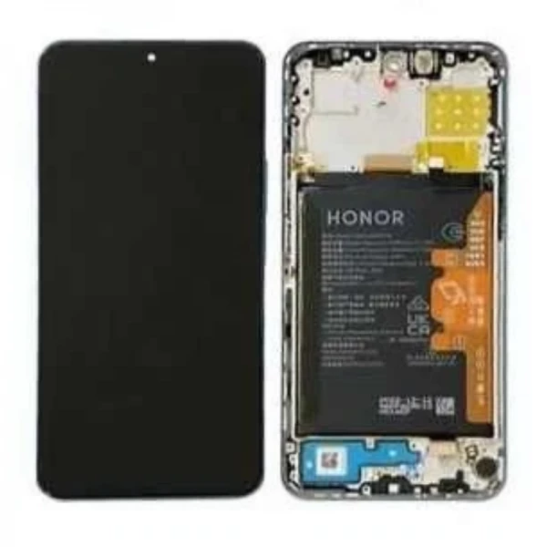 Ecran Honor 90 Lite / X8A ORIGINAL SP avec chassis, batterie et haut parleur bleu