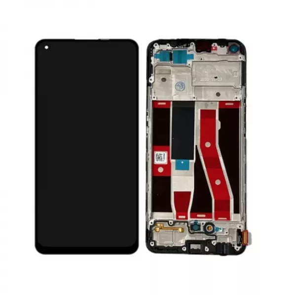 Ecran lcd  avec vitre tactile OLED pour Oppo A94 5G avec chassis noir