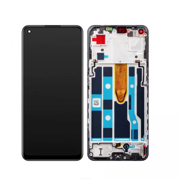 Ecran lcd  avec vitre tactile OLED pour Oppo Find X5 Lite avec chassis noir