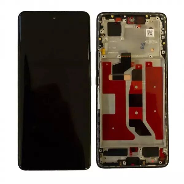 Ecran lcd avec vitre tactile de qualit� originale pour HONOR 50 avec chassis noir