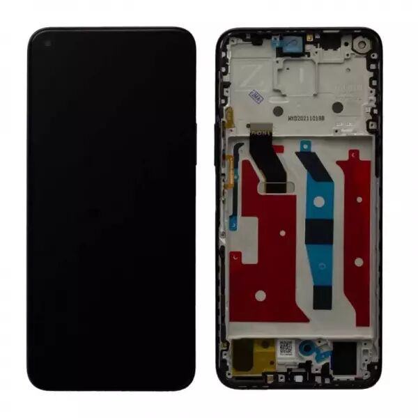 Ecran lcd avec vitre tactile de qualit� originale pour HONOR 50 Lite avec chassis bleu