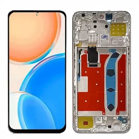 Ecran lcd avec vitre tactile de qualité originale pour HONOR X8 avec chassis sans bouton power argent