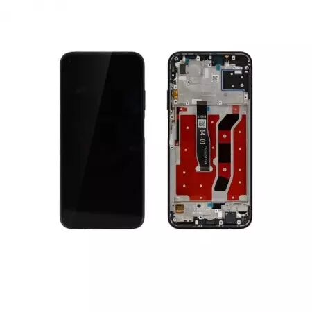 Ecran lcd avec vitre tactile de qualité originale pour HUAWEI P40 avec chassis or