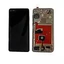 Ecran lcd avec vitre tactile de qualit� originale pour HUAWEI P40 Lite 5G / Nova 7 SE avec chassis violet