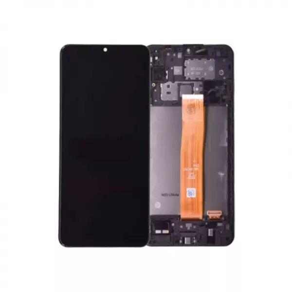 Ecran lcd avec vitre tactile de qualit� originale pour SAMSUNG A125 Galaxy A12 avec chassis noir