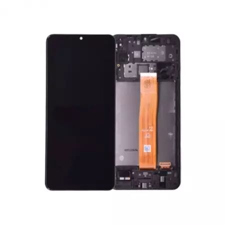 Ecran lcd avec vitre tactile de qualité originale pour SAMSUNG A125 Galaxy A12 avec chassis noir