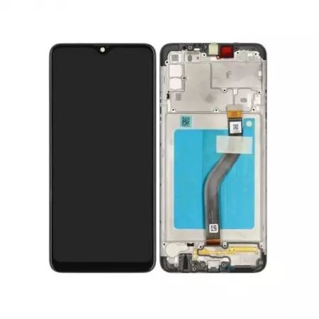 Ecran lcd avec vitre tactile de qualité originale pour SAMSUNG A207 Galaxy A20S avec chassis noir