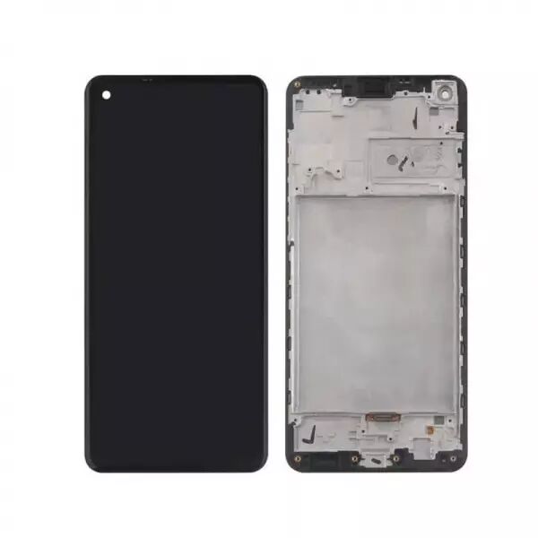 Ecran lcd avec vitre tactile de qualit� originale pour SAMSUNG A217 Galaxy A21S avec chassis noir