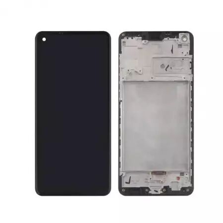 Ecran lcd avec vitre tactile de qualité originale pour SAMSUNG A217 Galaxy A21S avec chassis noir