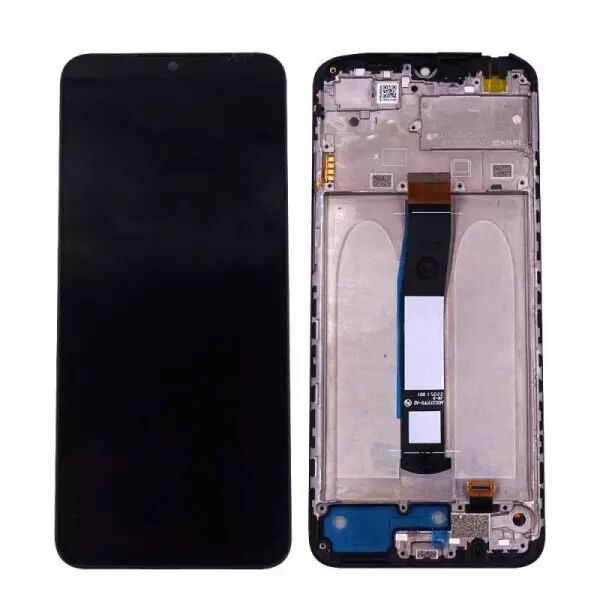 Ecran lcd avec vitre tactile de qualit� originale pour Xiaomi Redmi 10C avec chassis noir