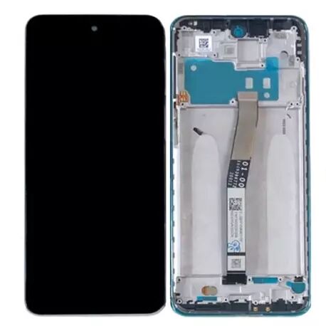 Ecran lcd avec vitre tactile de qualit� originale pour Xiaomi Redmi Note 9S avec chassis gris