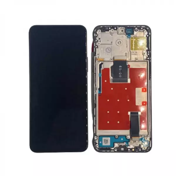 Ecran lcd avec vitre tactile OLED avec chassis pour HONOR 90 Lite noir