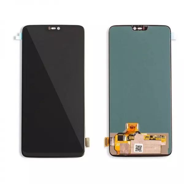 Ecran lcd avec vitre tactile OLED pour ONEPLUS 6 noir