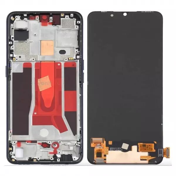 Ecran lcd avec vitre tactile OLED pour Oppo Find X2 Lite avec chassis blanc