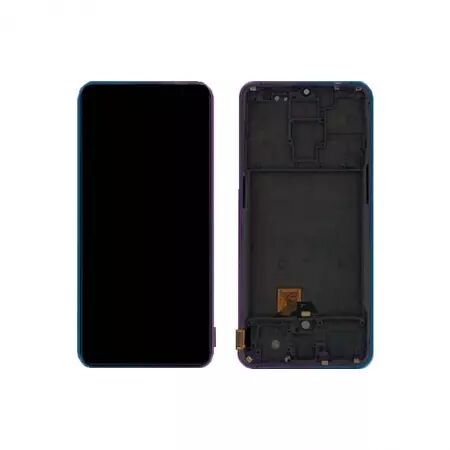 Ecran lcd avec vitre tactile OLED pour Oppo RX17 Pro avec chassis bleu