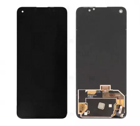 Ecran lcd avec vitre tactile OLED pour Realme GT 5G noir