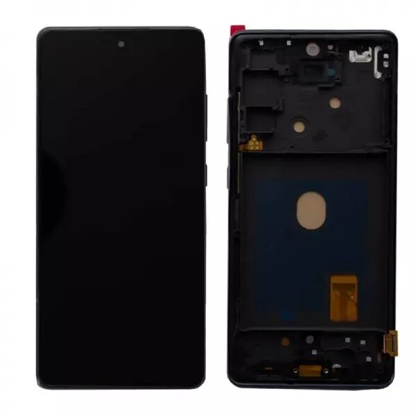 Ecran lcd avec vitre tactile OLED pour SAMSUNG G780/G781 Galaxy S20 FE / S20 5G avec chassis bleu navy