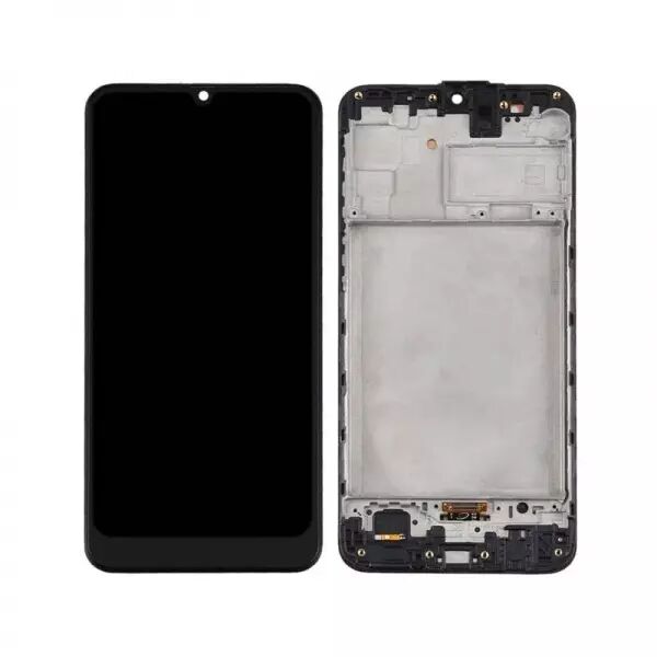 Ecran lcd avec vitre tactile OLED pour SAMSUNG M315 Galaxy M31 avec chassis noir