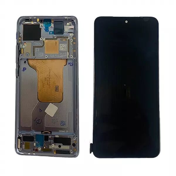 Ecran lcd avec vitre tactile OLED pour Xiaomi 12 avec chassis bleu