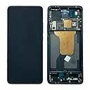 Ecran lcd avec vitre tactile OLED pour Xiaomi 12 avec chassis noir