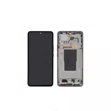 Ecran lcd avec vitre tactile OLED pour Xiaomi 12T avec chassis bleu
