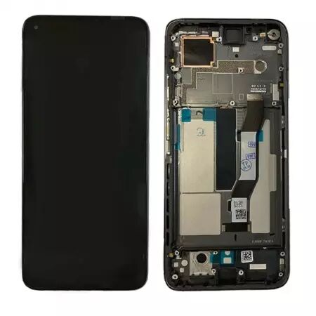 Ecran lcd avec vitre tactile OLED pour Xiaomi Mi 10T Pro avec chassis noir