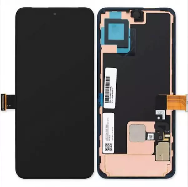 Ecran lcd avec vitre tactile ORIGINAL Google Pixel 8 avec chassis SERVICE PACK G949-00555-01 noir