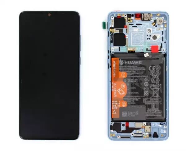 Ecran lcd avec vitre tactile ORIGINAL HUAWEI P30 / P30 Nouvelle version avec chassis, batterie et haut parleur SERVICE PACK 0235