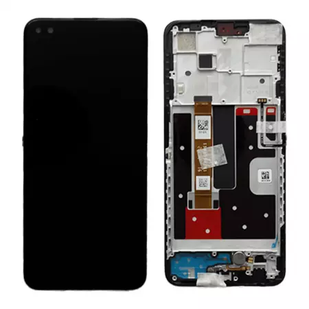 Ecran lcd avec vitre tactile ORIGINAL Oppo Reno 4 Z/ A92S SERVICE PACK 4904261noir