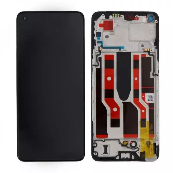 Ecran lcd avec vitre tactile ORIGINAL Oppo Reno 6Z / Reno 7 Z 5G / Reno 8 Lite SERVICE PACK 4130035 noir